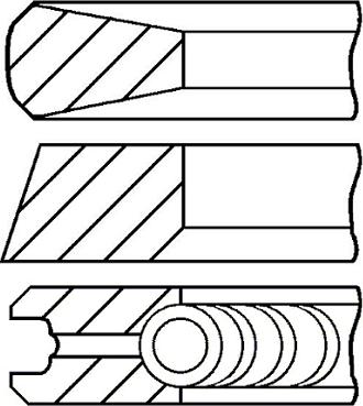 Goetze Engine 08-436700-00 - Virzuļa gredzenu komplekts adetalas.lv