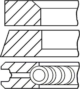 Goetze Engine 08-432400-00 - Virzuļa gredzenu komplekts adetalas.lv