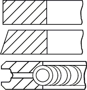 Goetze Engine 08-714400-00 - Virzuļa gredzenu komplekts adetalas.lv