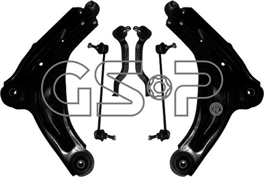 GSP S990060SK - Remkomplekts, Neatk. balstiekārtas šķērssvira adetalas.lv