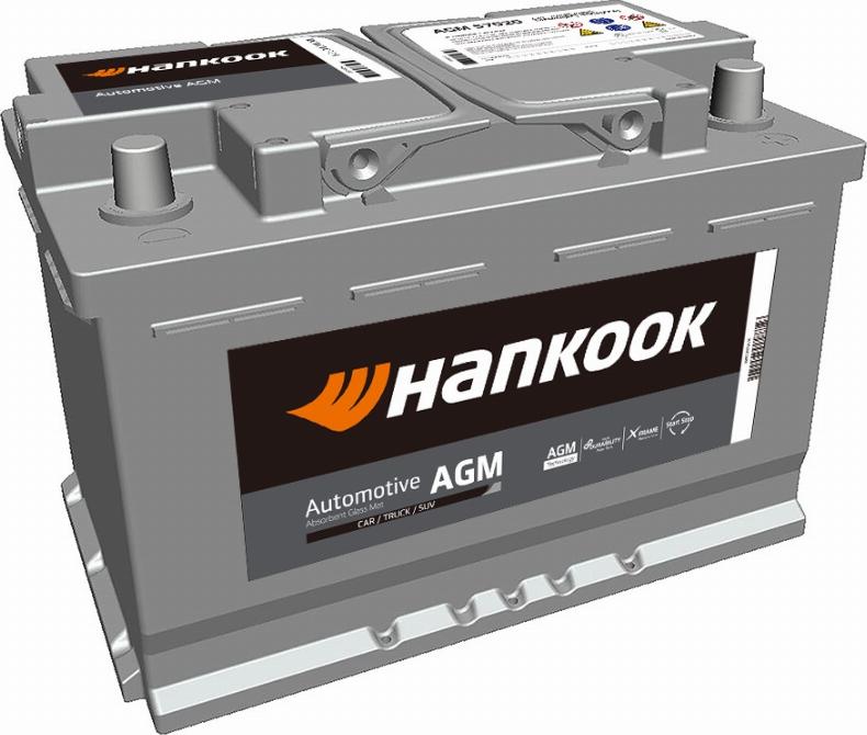 Hankook AGM 57020 - Startera akumulatoru baterija adetalas.lv