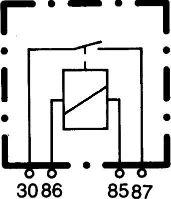 HELLA 4RA 965 400-031 - Relejs, Darba strāva adetalas.lv