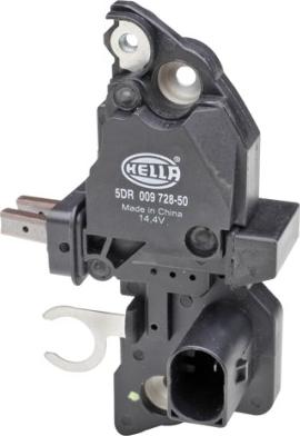 HELLA 5DR 009 728-501 - Ģeneratora sprieguma regulators adetalas.lv