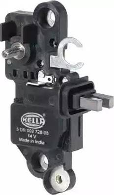 HELLA 5DR 009 728-081 - Ģeneratora sprieguma regulators adetalas.lv