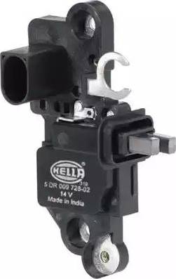 HELLA 5DR 009 728-021 - Ģeneratora sprieguma regulators adetalas.lv