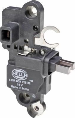 HELLA 5DR 009 728-381 - Ģeneratora sprieguma regulators adetalas.lv