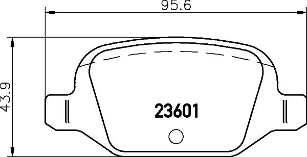 HELLA 8DB 355 009-551 - Bremžu uzliku kompl., Disku bremzes adetalas.lv