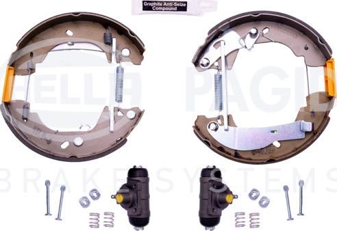 HELLA 8DB 355 004-121 - Bremžu loku komplekts adetalas.lv