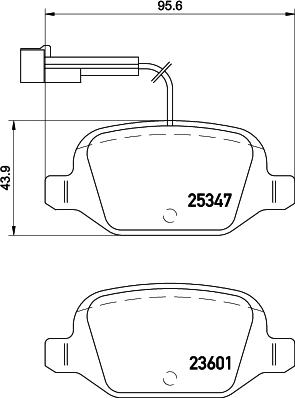 HELLA 8DB 355 019-631 - Bremžu uzliku kompl., Disku bremzes adetalas.lv