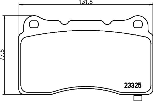 HELLA 8DB 355 014-451 - Bremžu uzliku kompl., Disku bremzes adetalas.lv