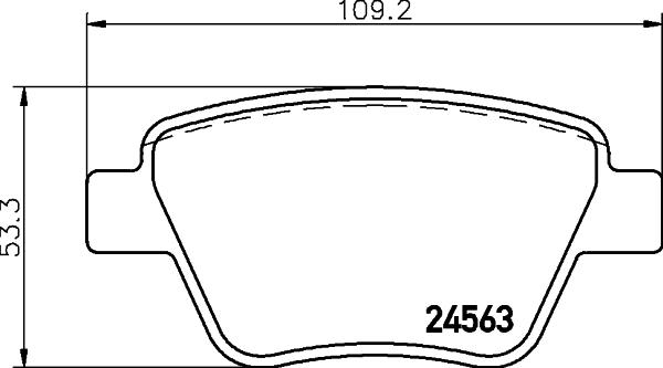 HELLA 8DB 355 014-021 - Bremžu uzliku kompl., Disku bremzes adetalas.lv