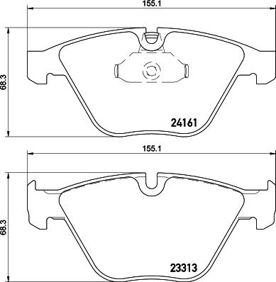 HELLA 8DB 355 015-601 - Bremžu uzliku kompl., Disku bremzes adetalas.lv