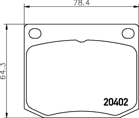 HELLA 8DB 355 017-381 - Bremžu uzliku kompl., Disku bremzes adetalas.lv