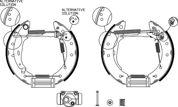 HELLA 8DB 355 022-681 - Bremžu loku komplekts adetalas.lv