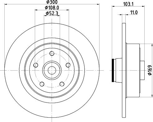 SNR KF155.101U - Bremžu diski adetalas.lv