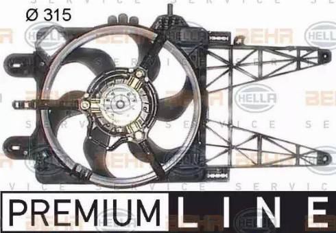 HELLA 8EW 351 044-101 - Ventilators, Motora dzesēšanas sistēma adetalas.lv