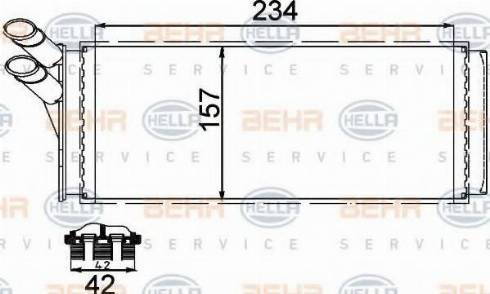 HELLA 8FH 351 311-424 - Siltummainis, Salona apsilde adetalas.lv