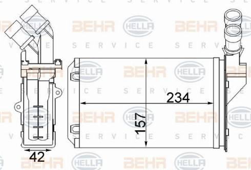 HELLA 8FH 351 331-404 - Siltummainis, Salona apsilde adetalas.lv