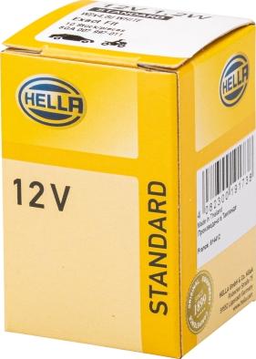 HELLA 8GA 007 997-011 - Kvēlspuldze, Instrumentu paneļa apgaismojums adetalas.lv