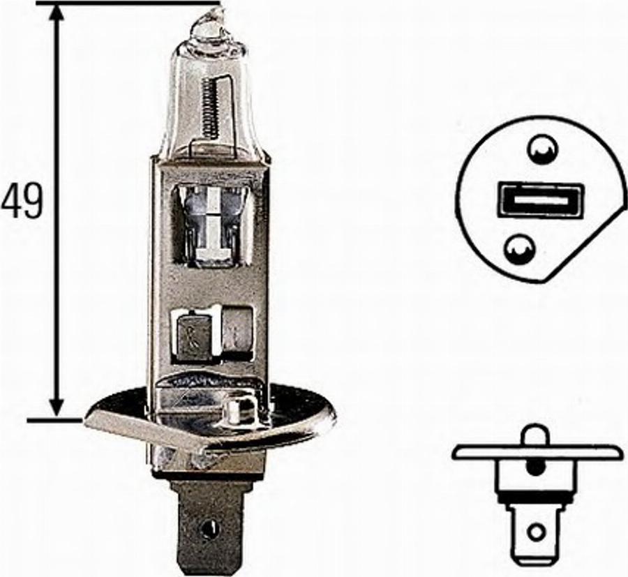 HELLA 8GH 002 089-135 - Kvēlspuldze, Miglas lukturis adetalas.lv