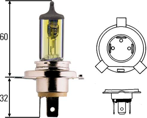 HELLA 8GJ 002 525-341 - Kvēlspuldze, Pamatlukturis adetalas.lv