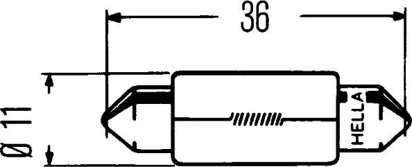 HELLA 8GM 002 092-137 - Kvēlspuldze adetalas.lv