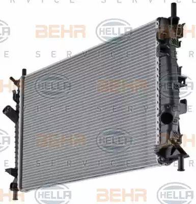 HELLA 8MK 376 764-261 - Radiators, Motora dzesēšanas sistēma adetalas.lv