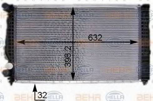 HELLA 8MK 376 704-924 - Radiators, Motora dzesēšanas sistēma adetalas.lv