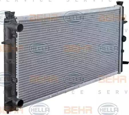 HELLA 8MK 376 714-481 - Radiators, Motora dzesēšanas sistēma adetalas.lv