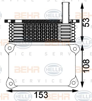 HELLA 8MO 376 797-171 - Eļļas radiators, Motoreļļa adetalas.lv