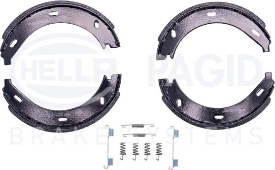 HELLA PAGID 8DA 355 050-401 - Bremžu loku kompl., Stāvbremze adetalas.lv