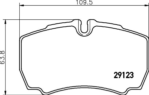 HELLA PAGID 8DB 355 005-421 - Bremžu uzliku kompl., Disku bremzes adetalas.lv