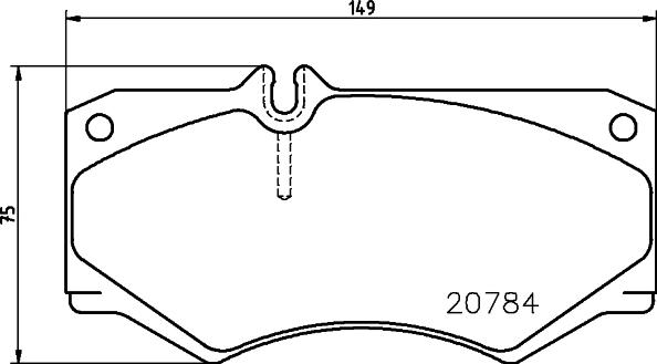 HELLA PAGID 8DB 355 006-061 - Bremžu uzliku kompl., Disku bremzes adetalas.lv