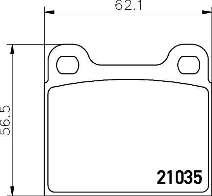 HELLA PAGID 8DB 355 017-441 - Bremžu uzliku kompl., Disku bremzes adetalas.lv