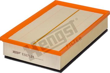 Hengst Filter E587L01 - Gaisa filtrs adetalas.lv