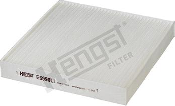 Hengst Filter E6990LI - Filtrs, Salona telpas gaiss adetalas.lv