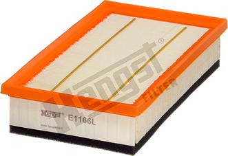 Hengst Filter E1166L - Gaisa filtrs adetalas.lv