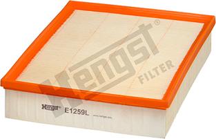 Hengst Filter E1259L - Gaisa filtrs adetalas.lv