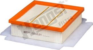 Hengst Filter E832L01 - Gaisa filtrs adetalas.lv