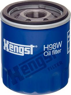 Hengst Filter H98W - Eļļas filtrs adetalas.lv