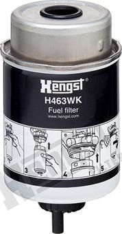 Hengst Filter H463WK - Degvielas filtrs adetalas.lv