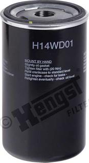 Hengst Filter H14WD01 - Hidrofiltrs, Automātiskā pārnesumkārba adetalas.lv