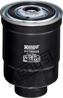 Hengst Filter H17WK09 - Degvielas filtrs adetalas.lv