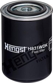 Hengst Filter H831WDK - Degvielas filtrs adetalas.lv