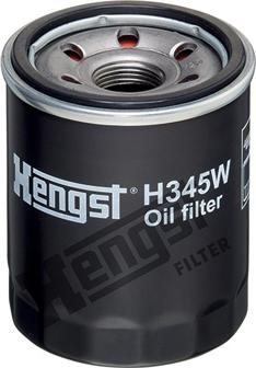 Hengst Filter H345W - Eļļas filtrs adetalas.lv