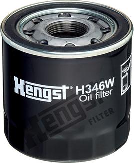 Hengst Filter H346W - Eļļas filtrs adetalas.lv