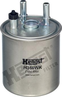 Hengst Filter H360WK - Degvielas filtrs adetalas.lv