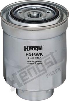 Hengst Filter H316WK - Degvielas filtrs adetalas.lv