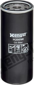 Hengst Filter H200W - Eļļas filtrs adetalas.lv