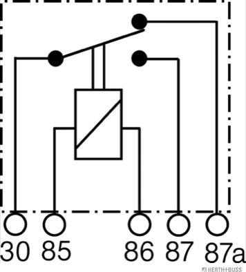 Herth+Buss Elparts 75613152 - Relejs, Darba strāva adetalas.lv